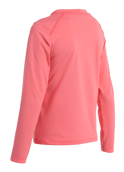 KIDS | LONG SLEEVE SUN PROTECT SHIRT | Electric Orange