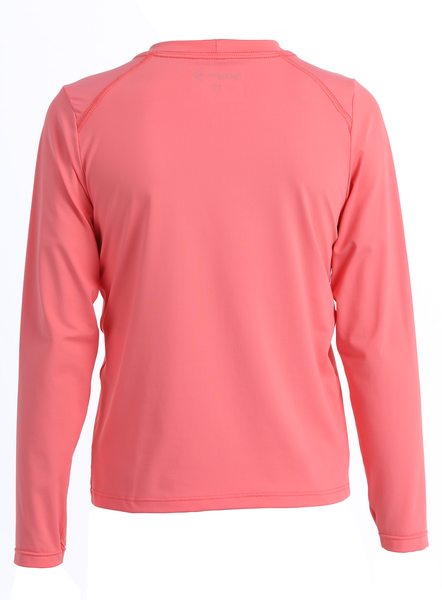 KIDS | LONG SLEEVE SUN PROTECT SHIRT | Electric Orange