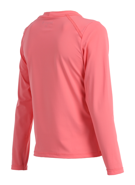 KIDS | LONG SLEEVE SUN PROTECT SHIRT | Electric Orange