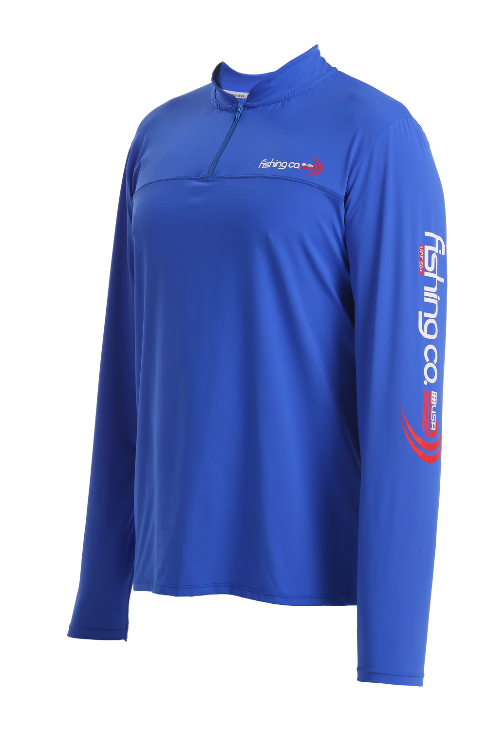 ZIPPER | PERFORMANCE LONG SLEEVE SHIRT | Dazz Blue – Fishing.co USA